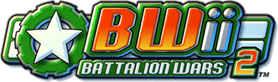 Battalion Wars 2 title screen for Wii